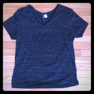 Low cut black deep v